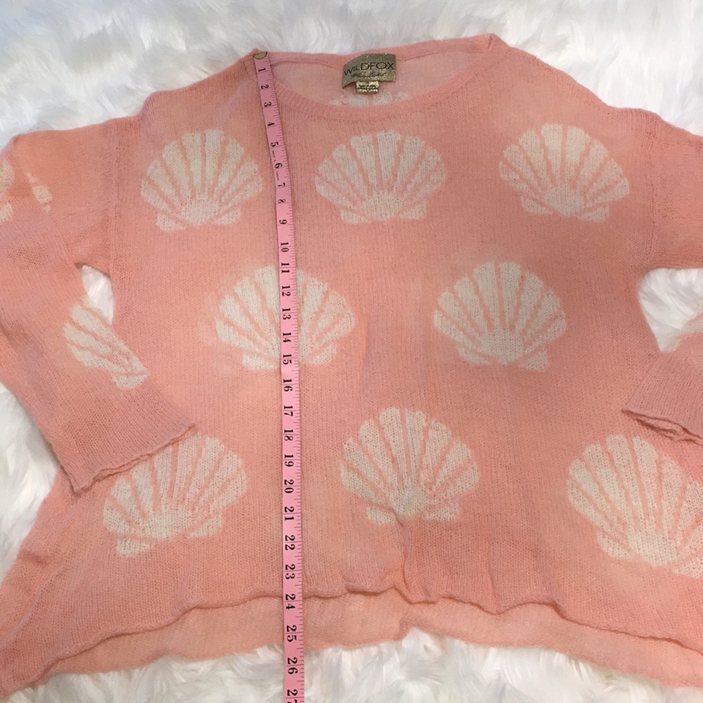 Wildfox White Label Shell Baby Roadie Sweater - Picture 8 of 9